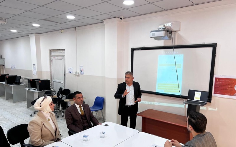 كلية التربية الاساسية تنظم ورشة عمل بعنوان آلية التعامل مع الارقام العربية 